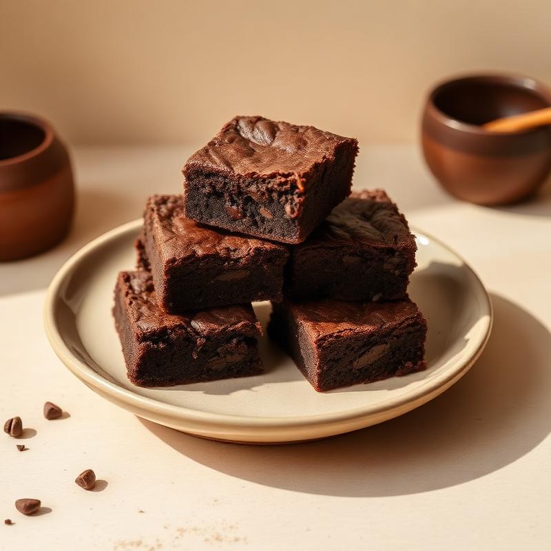Brownie proteico de cacau